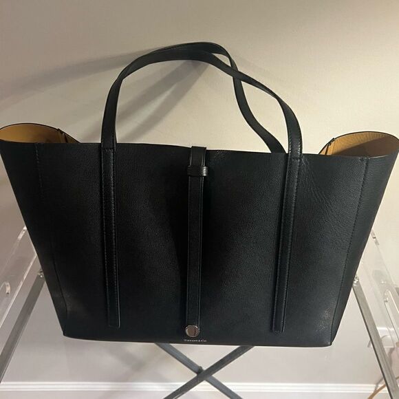 Tiffany & Co. Leather Shopper Tote - Picture 9 of 15